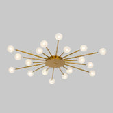 Contemporary Glass Ball Ceiling Light for Bedroom